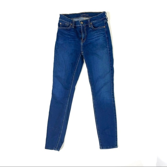 7 For All Mankind Mid Rise Skinny Jeans Size 27 - Picture 1 of 11